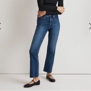 Madewell MidRise Kickout jeans